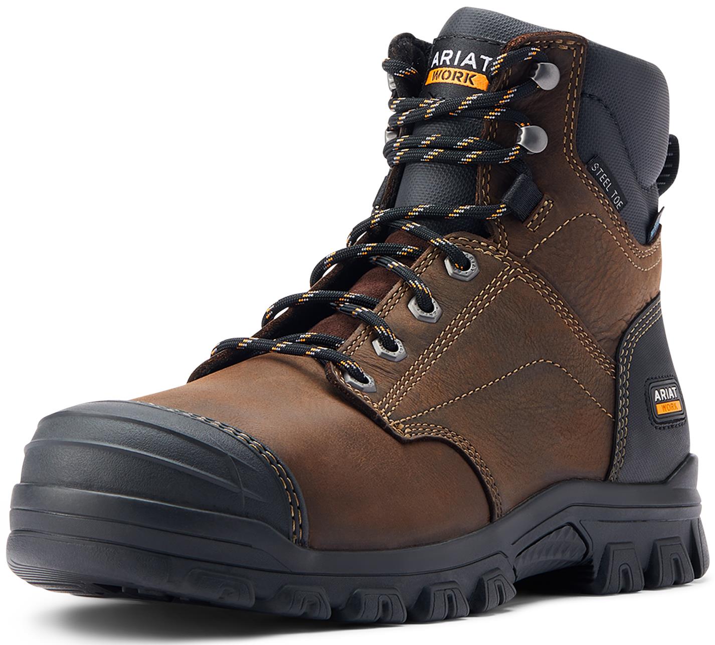 Best lace up hot sale steel toe boots