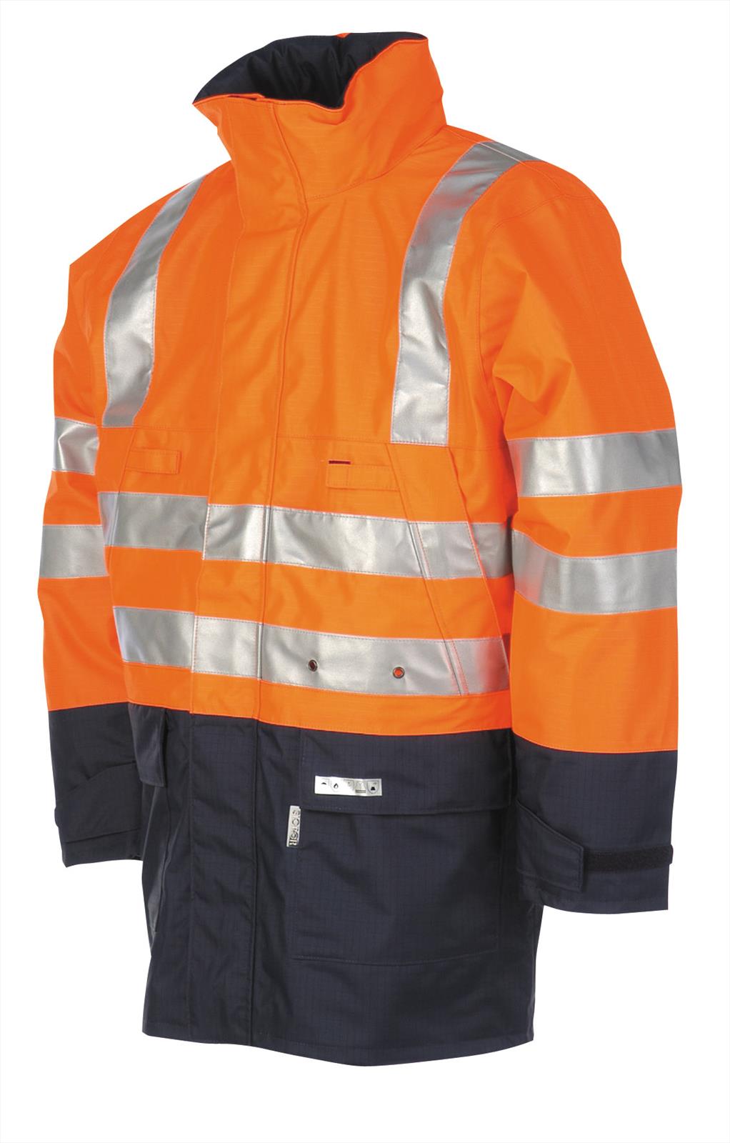 Sioen Winseler 3073 High Vis Orange Multi Norm Jacket