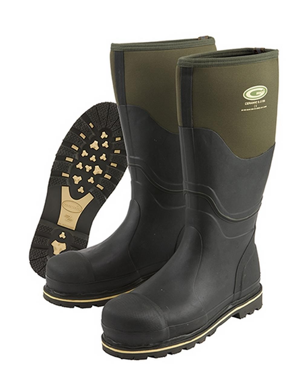 steel toe cap welly boots