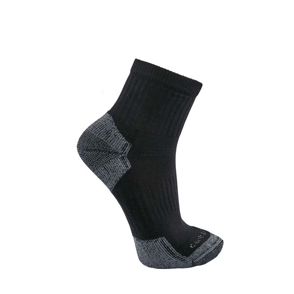 Carhartt SQ6103 Cotton Blend Quarter Sock Sock 3 Pack