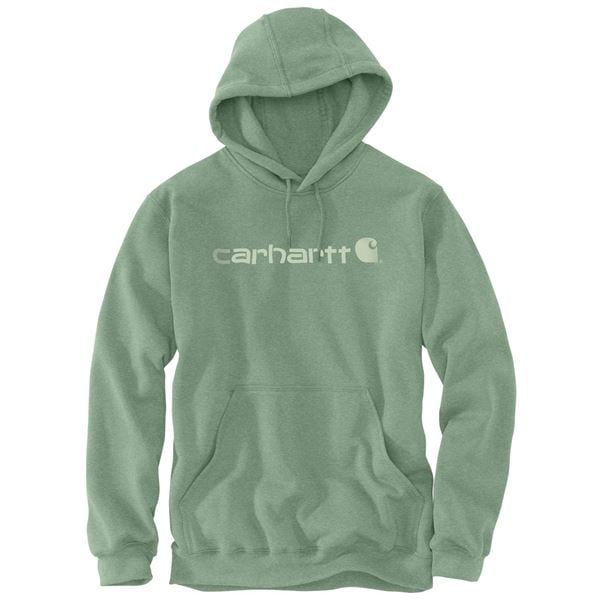 Carhartt Loose Fit Signature Logo Hooded Sweatshirt