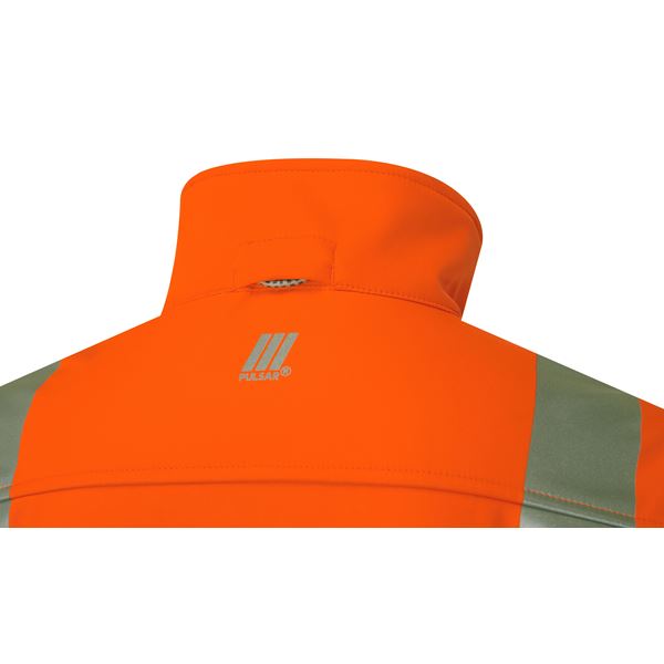 Pulsar PR707 Womens High Vis Orange Soft Shell Jacket