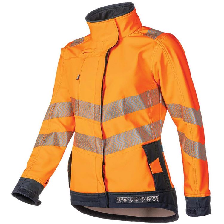 Sioen 7332 Heika Womens High Vis Arc Softshell Jacket