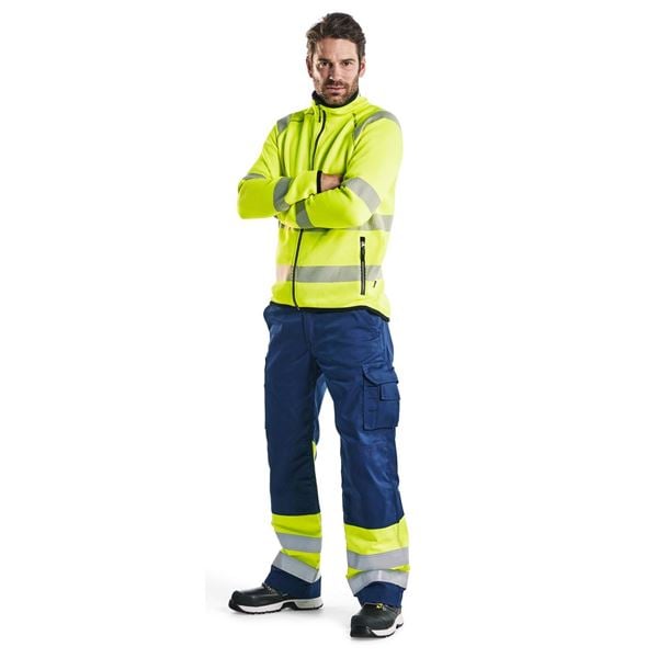 Blaklader 4922 High Vis Yellow Knitted Jacket