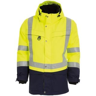 Sioen Gorda Yellow Waterproof Hi-Vis Jacket, Flexothane, Flexothane