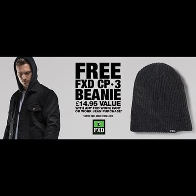 Receive A FREE FXD Beanie With Selected FXD Orders