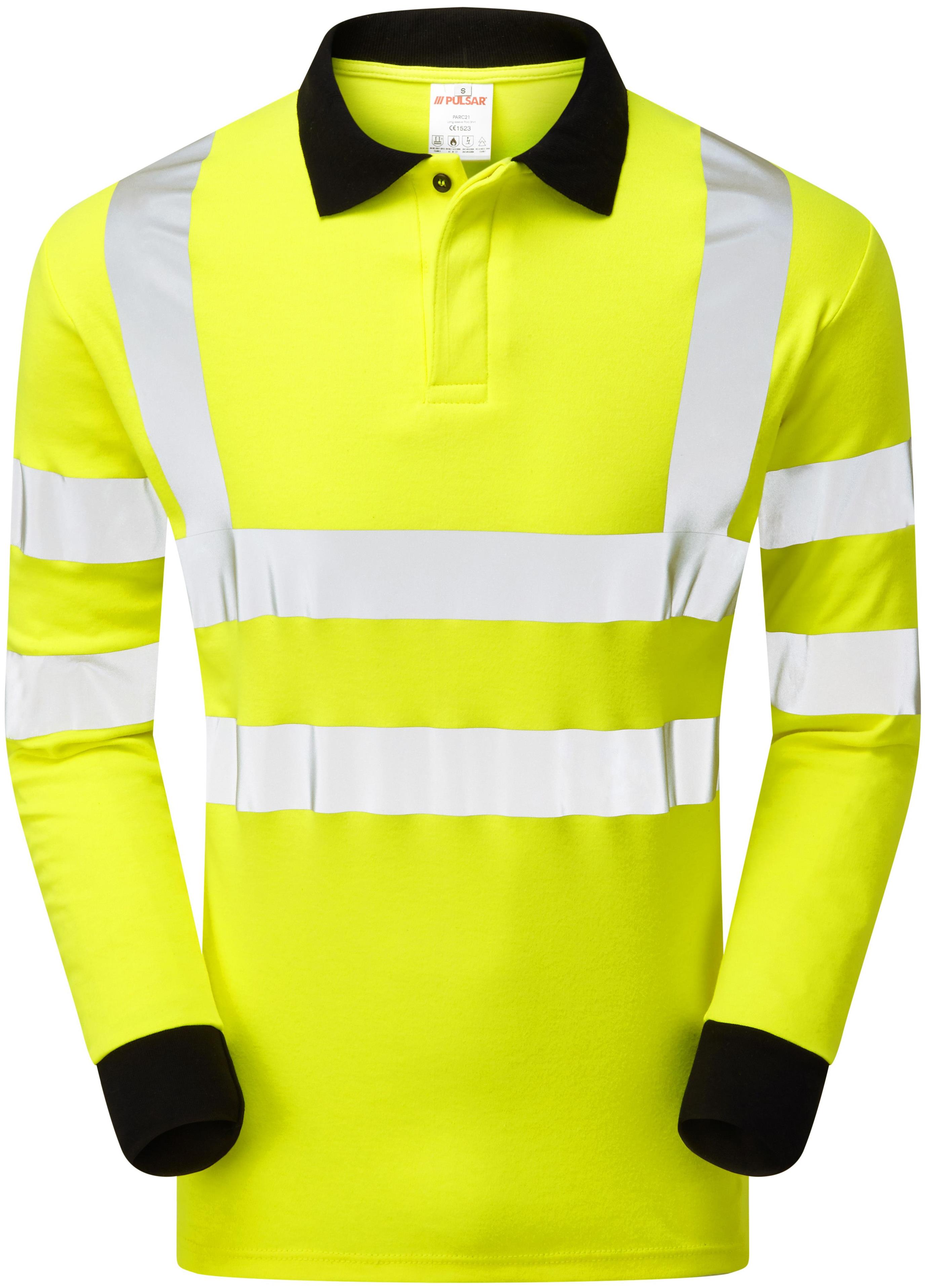 Pulsar PARC21 High Vis Yellow FR AST ARC Polo Shirt
