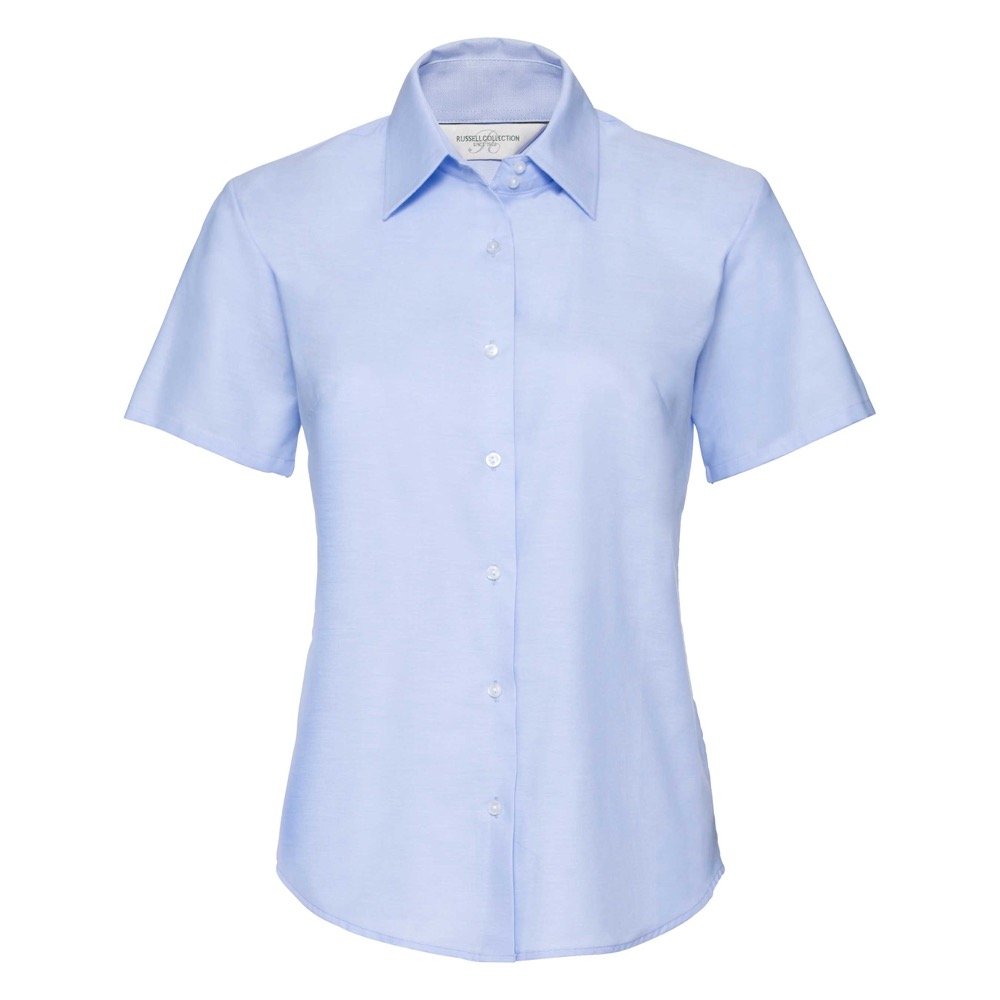 Russell 933F short sleeve Oxford blouse